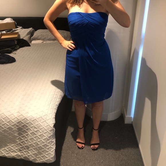 David’s bridal strapless brides maid dress - Picture 2 of 3